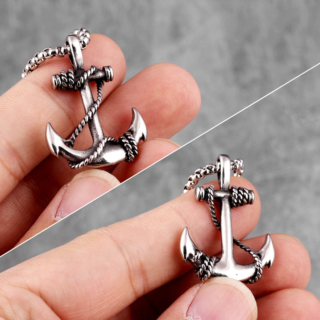 Sea Anchor Sailor Necklace