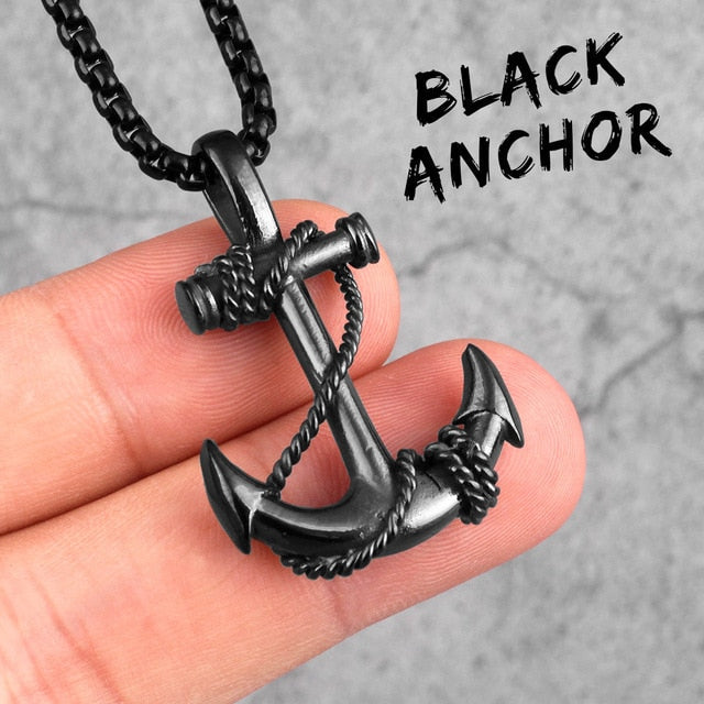 Sea Anchor Sailor Necklace