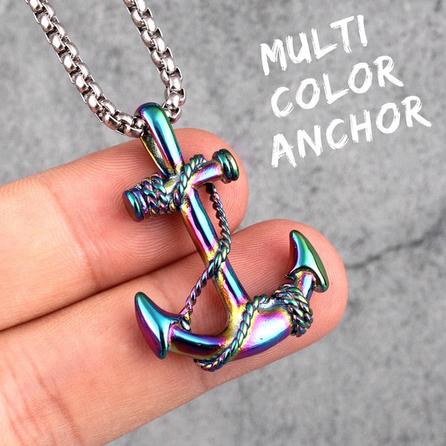 Sea Anchor Sailor Necklace