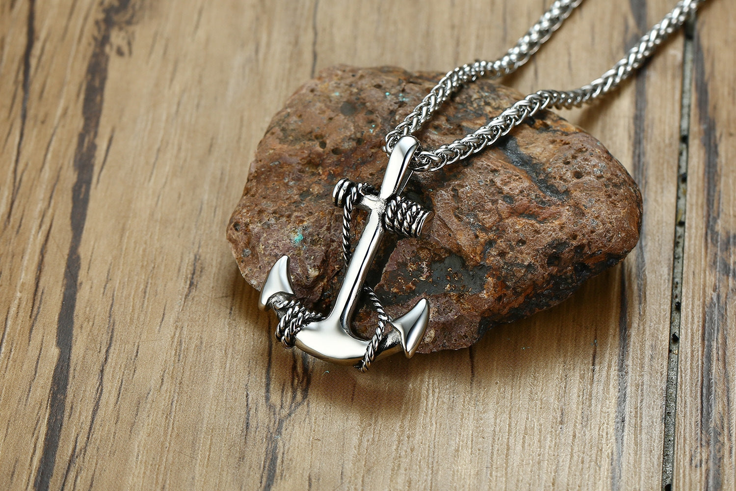Sea Anchor Sailor Necklace