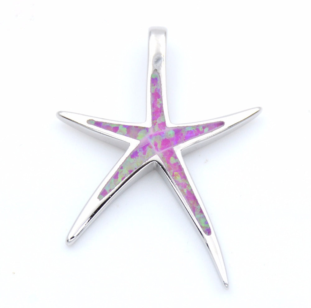 Starfish Opal Pendant Necklace