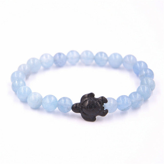 Sea Turtle Stone Bracelet