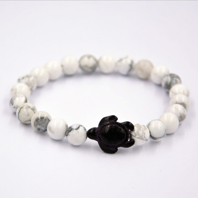 Sea Turtle Stone Bracelet