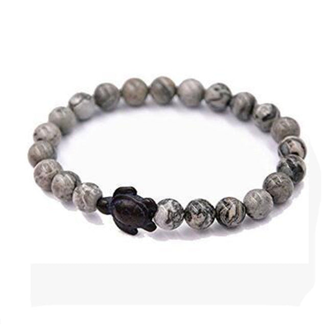 Sea Turtle Stone Bracelet