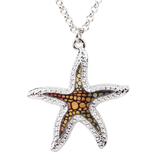 Starfish Colorful Pendant Necklace VIP