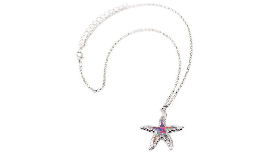 Starfish Colorful Pendant Necklace VIP