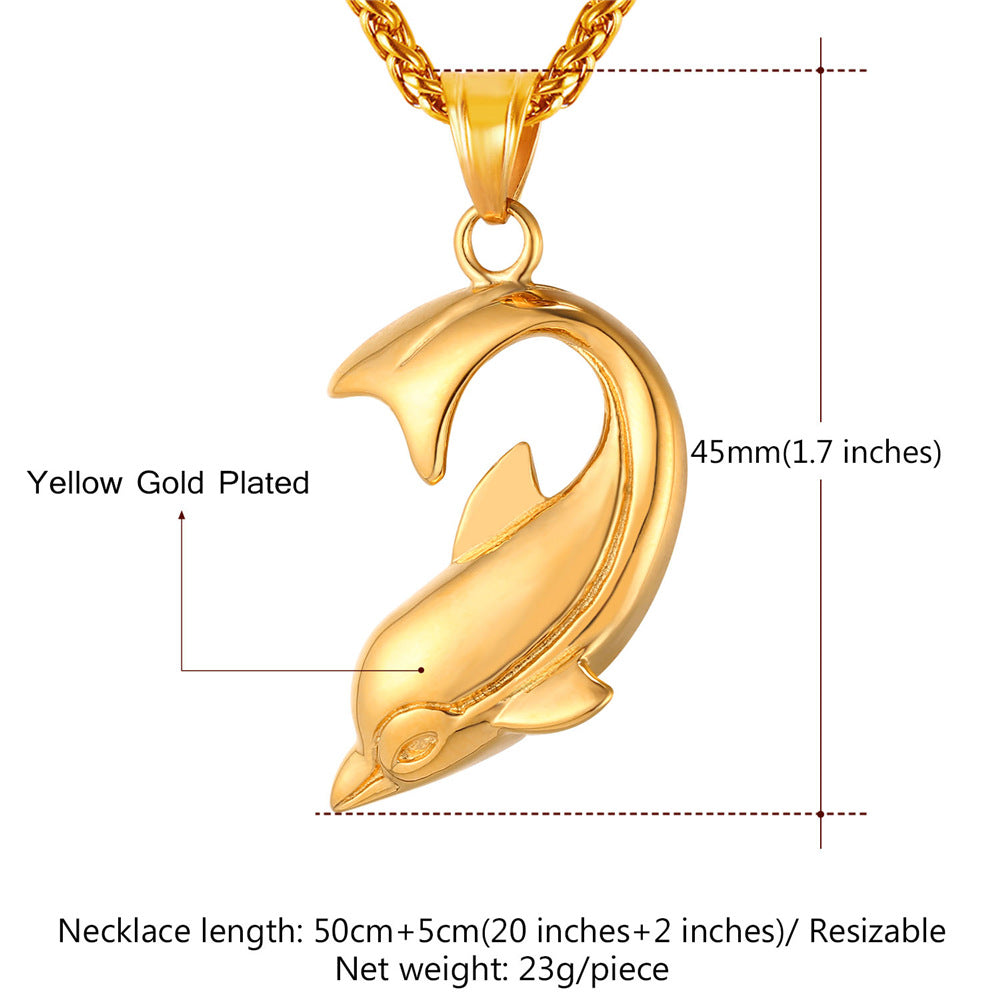 Dolphin Pendant Necklace