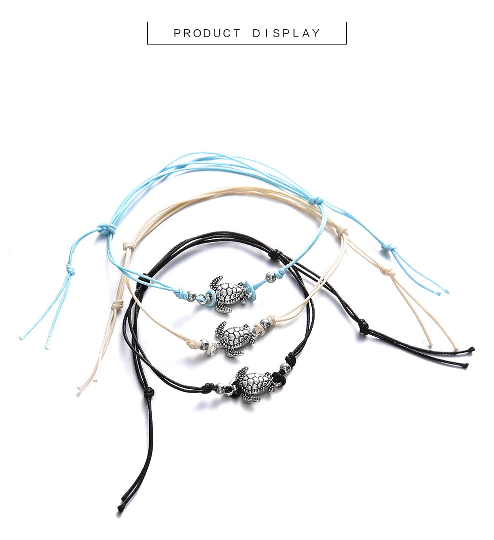 Sea Turtles Anklets Set