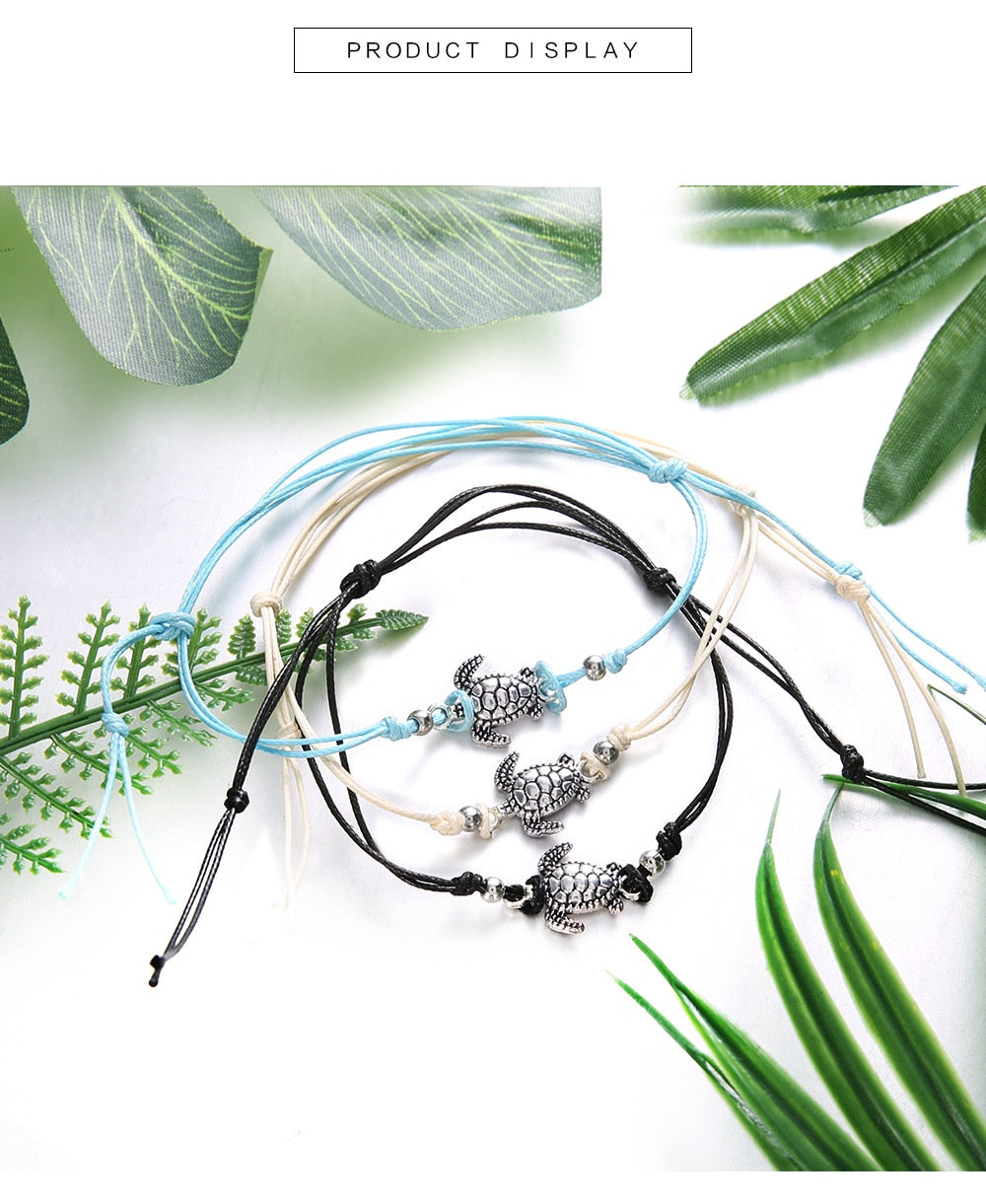 Sea Turtles Anklets Set
